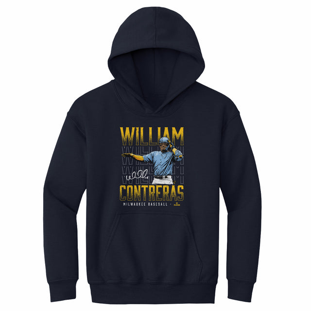 William Contreras Kids Youth Hoodie | 500 LEVEL