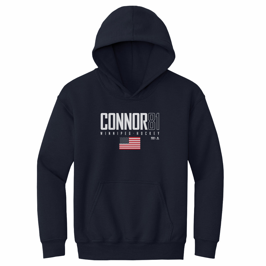 Kyle Connor Kids Youth Hoodie | 500 LEVEL