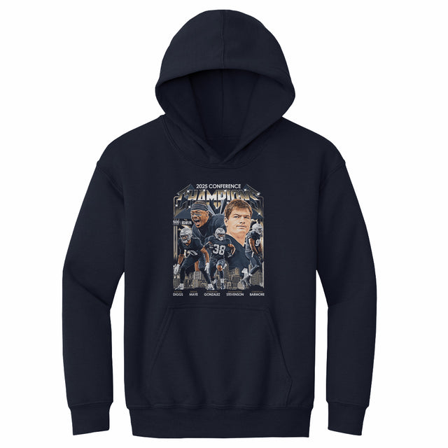 New England Football Kids Youth Hoodie | 500 LEVEL