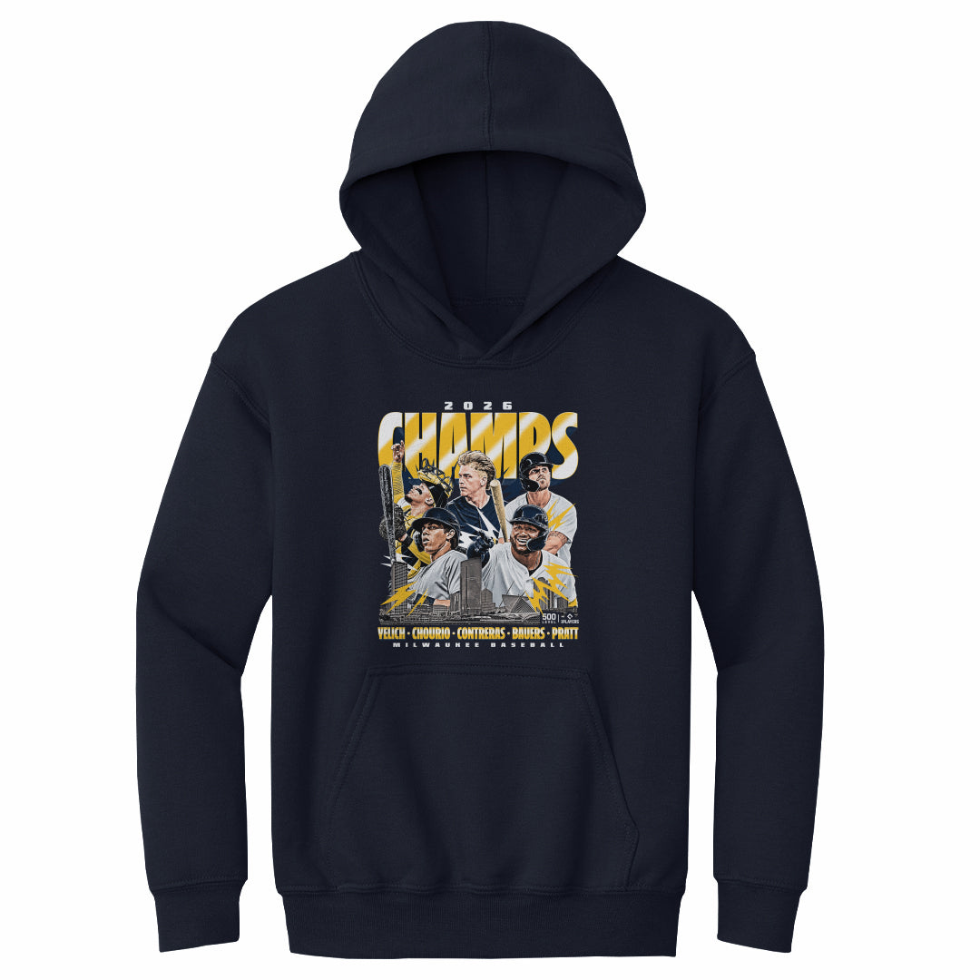Milwaukee Baseball Kids Youth Hoodie | 500 LEVEL