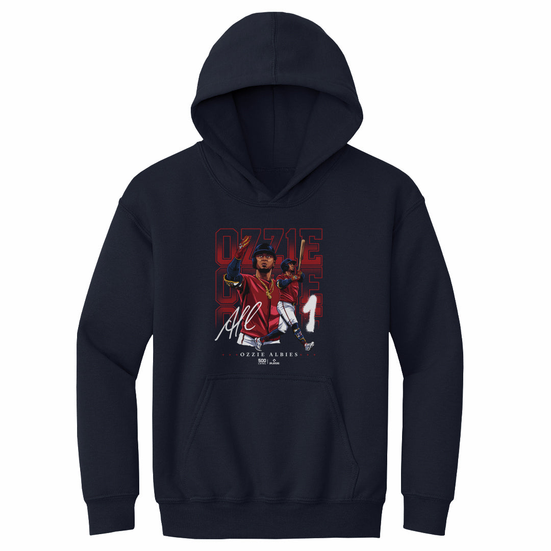 Ozzie Albies Kids Youth Hoodie | 500 LEVEL