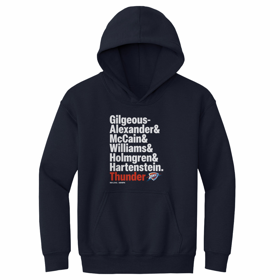 Oklahoma City Thunder Kids Youth Hoodie | 500 LEVEL