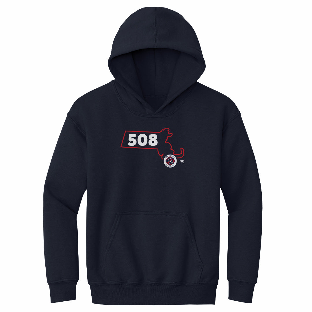 New England Revolution Kids Youth Hoodie | 500 LEVEL