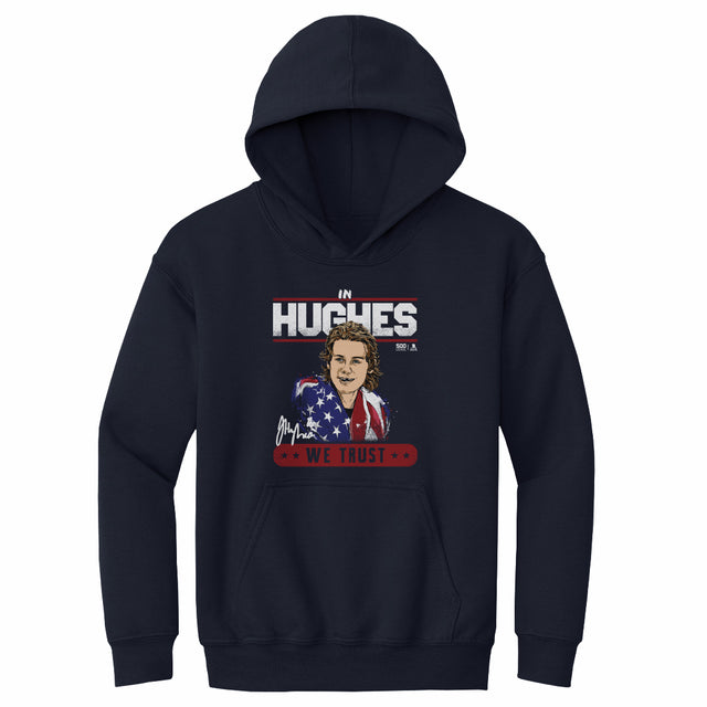 Jack Hughes Kids Youth Hoodie | 500 LEVEL