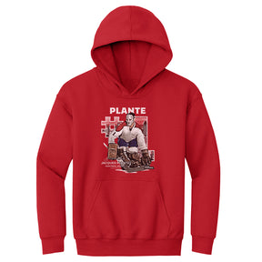 Jacques Plante Kids Youth Hoodie | 500 LEVEL