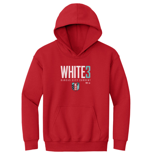 Amelia White Kids Youth Hoodie | 500 LEVEL