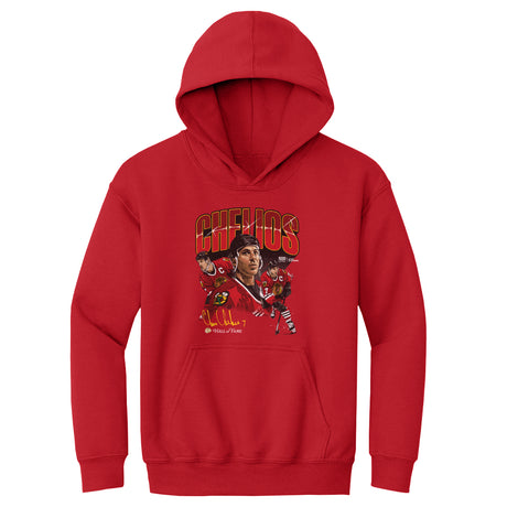 Chris Chelios Kids Youth Hoodie | 500 LEVEL