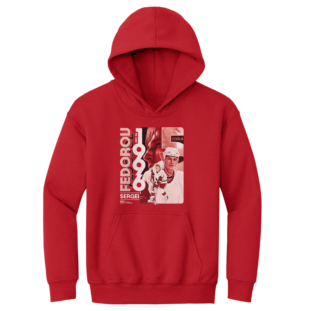 Sergei Fedorov Kids Youth Hoodie | 500 LEVEL