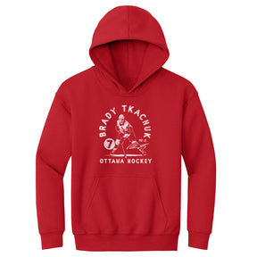 Brady Tkachuk Kids Youth Hoodie | 500 LEVEL