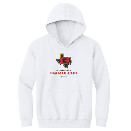 Houston Gamblers Kids Youth Hoodie | 500 LEVEL