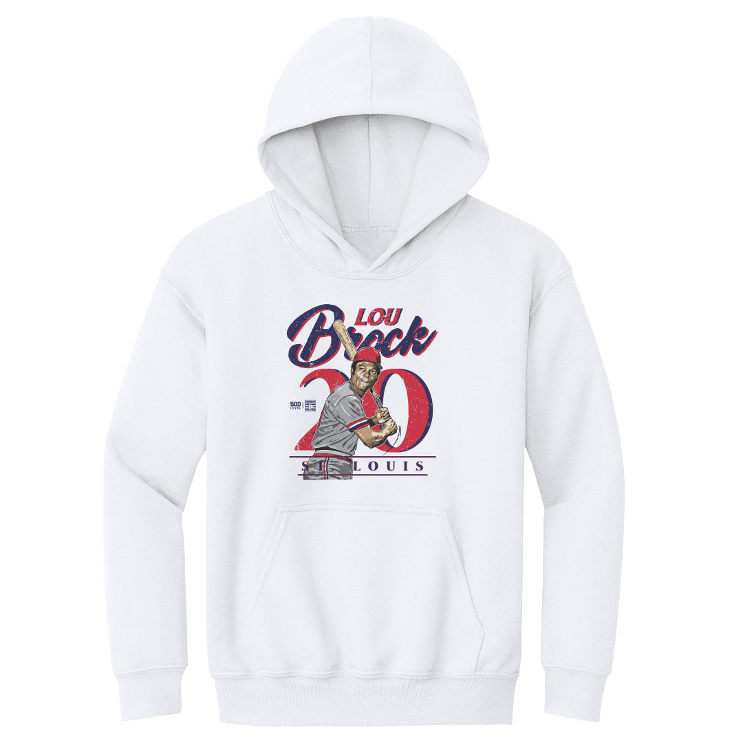 Lou Brock Kids Youth Hoodie | 500 LEVEL