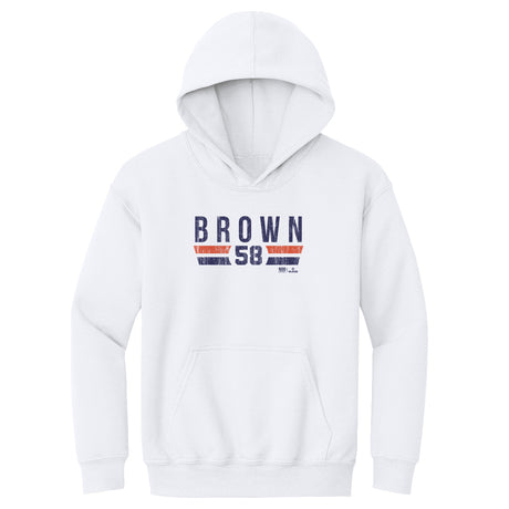 Hunter Brown Kids Youth Hoodie | 500 LEVEL