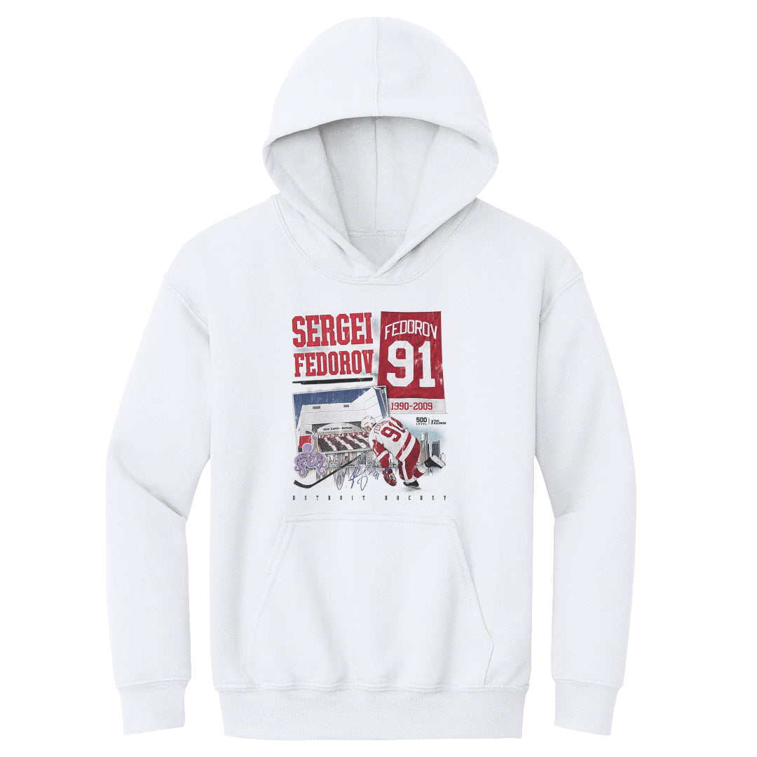 Sergei Fedorov Kids Youth Hoodie | 500 LEVEL