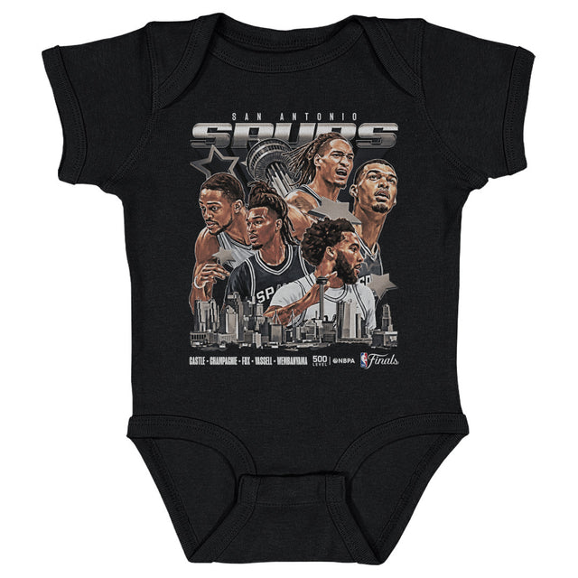 San Antonio Spurs Kids Baby Onesie | 500 LEVEL