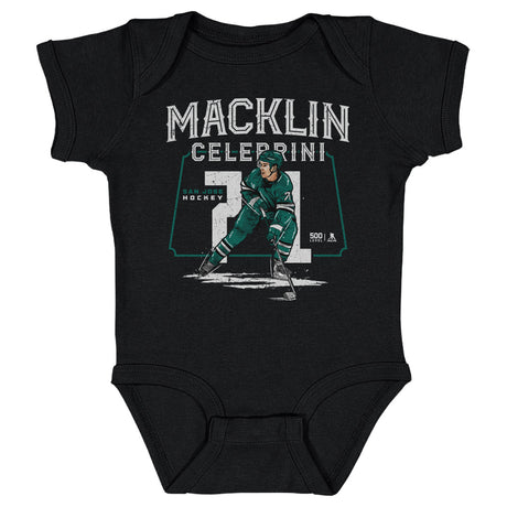 Macklin Celebrini Kids Baby Onesie | 500 LEVEL