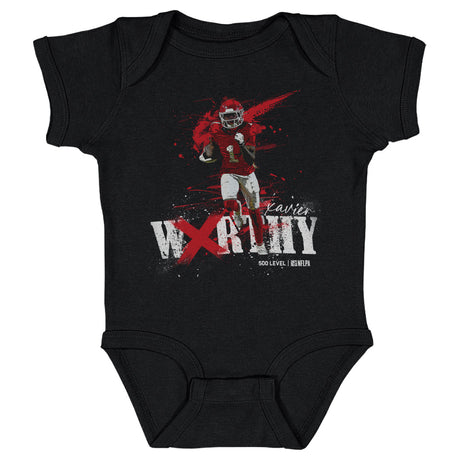 Xavier Worthy Kids Baby Onesie | 500 LEVEL