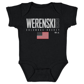 Zach Werenski Kids Baby Onesie | 500 LEVEL