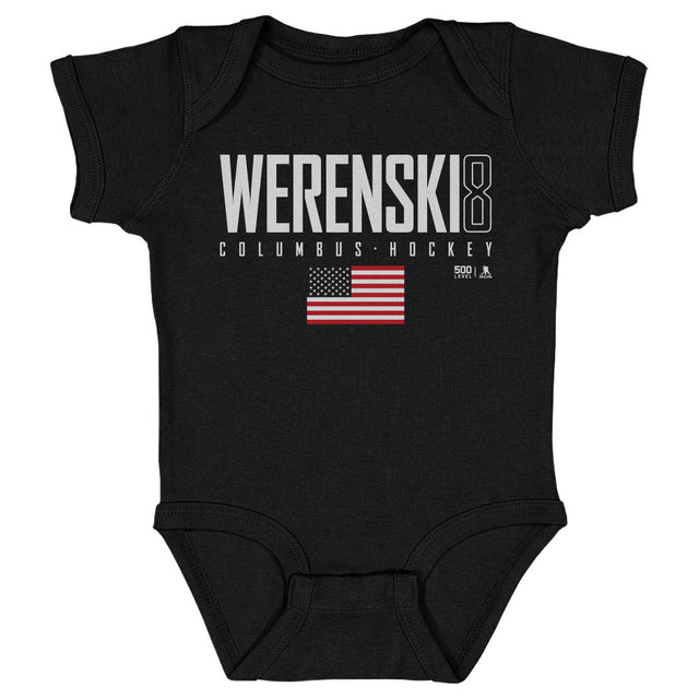 Zach Werenski Kids Baby Onesie | 500 LEVEL