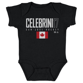 Macklin Celebrini Kids Baby Onesie | 500 LEVEL