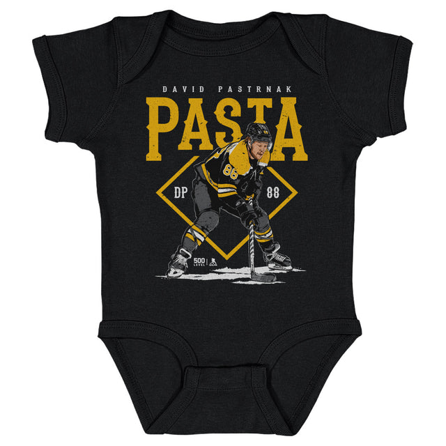 David Pastrnak Kids Baby Onesie | 500 LEVEL
