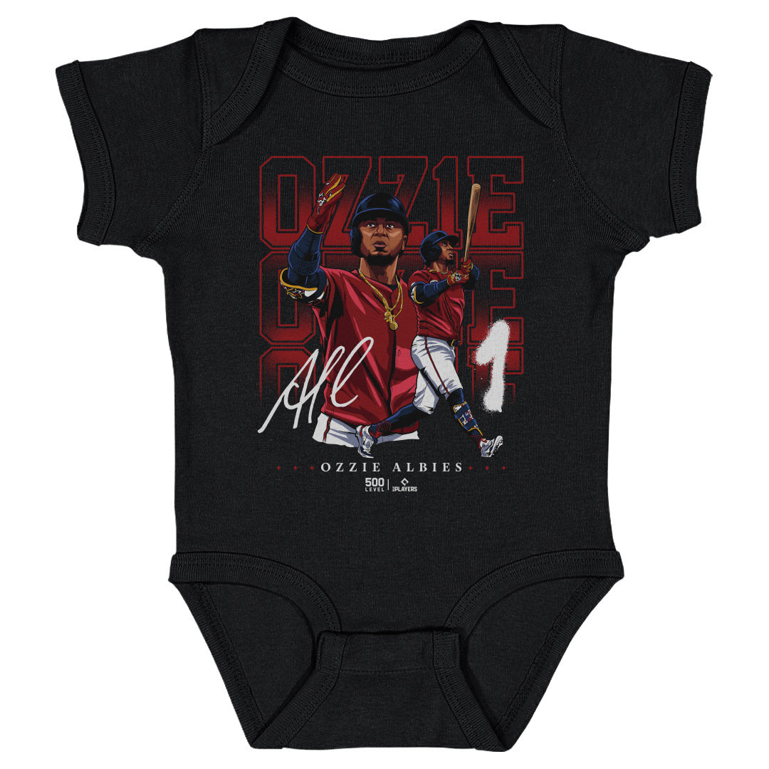 Ozzie Albies Kids Baby Onesie | 500 LEVEL