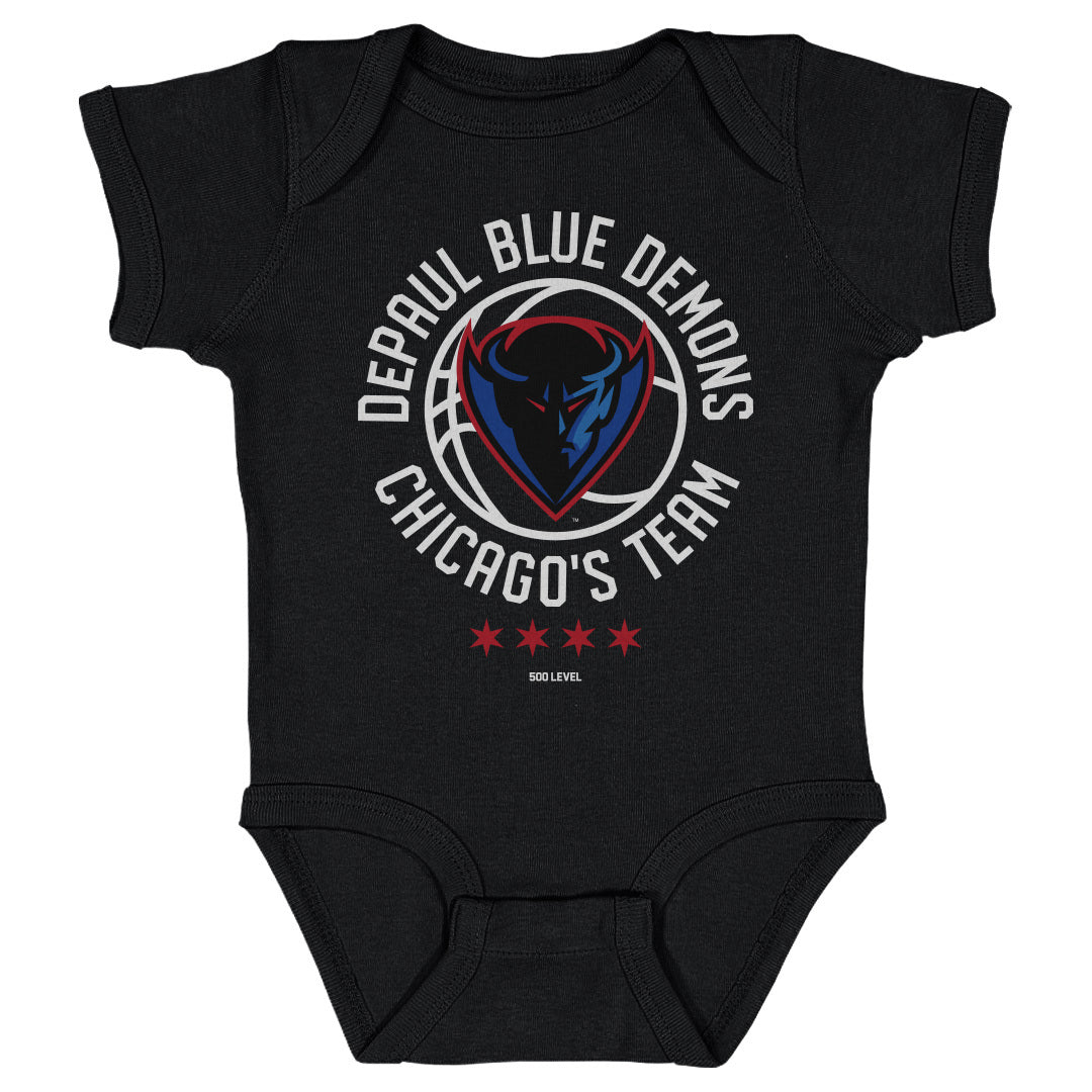 DePaul Blue Demons Kids Baby Onesie | 500 LEVEL