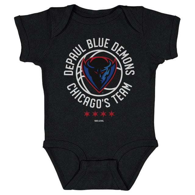 DePaul Blue Demons Kids Baby Onesie | 500 LEVEL