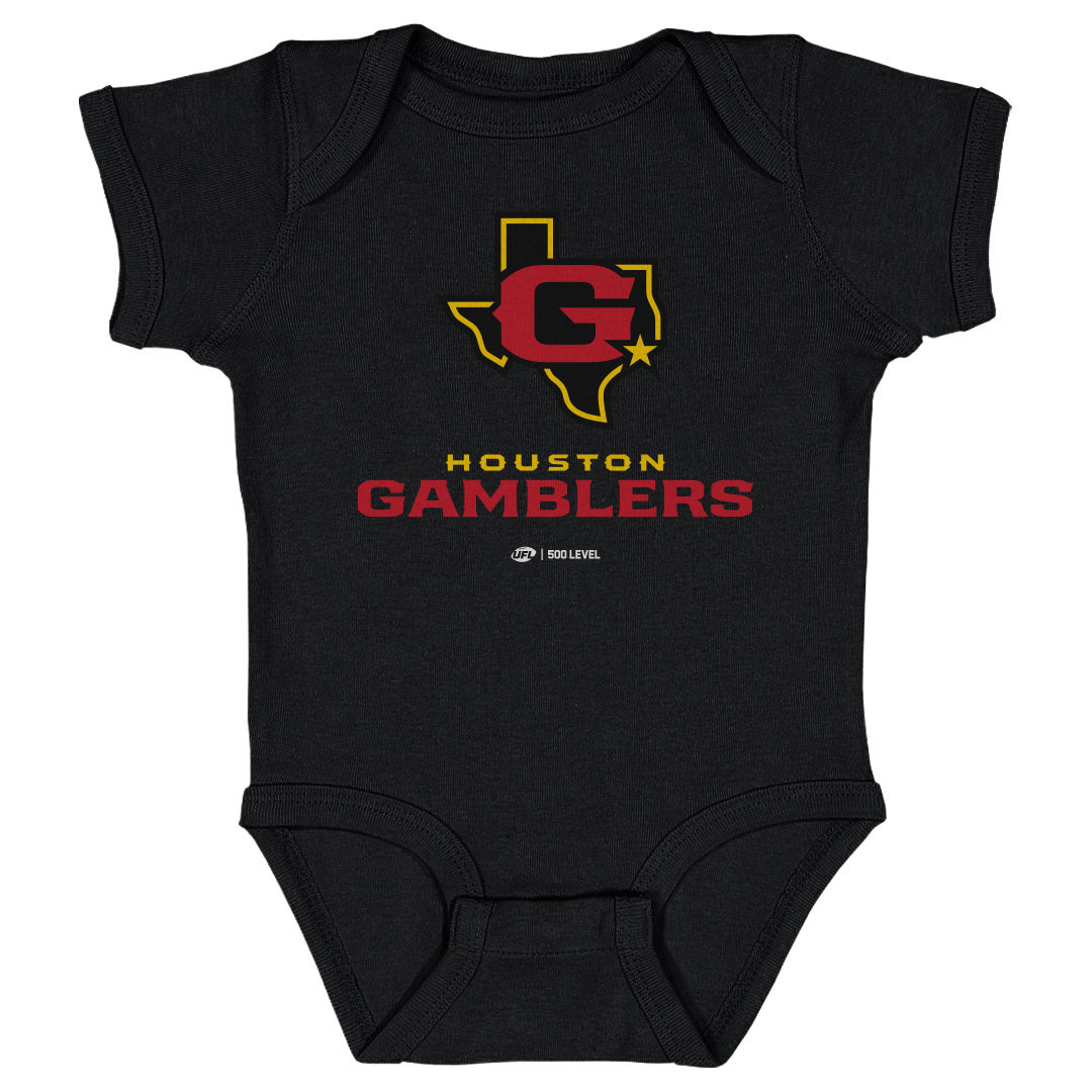 Houston Gamblers Kids Baby Onesie | 500 LEVEL