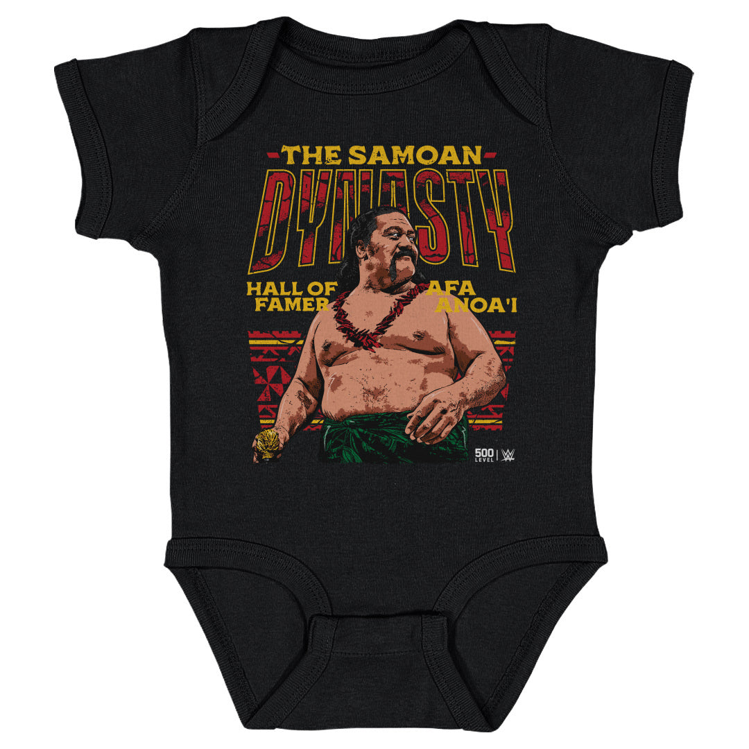Afa Anoa'i Kids Baby Onesie | 500 LEVEL