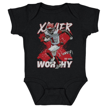 Xavier Worthy Kids Baby Onesie | 500 LEVEL