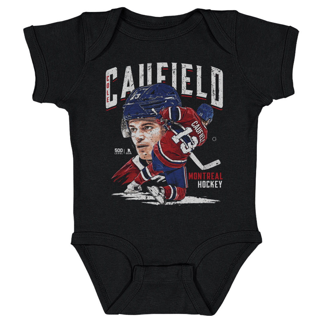 Cole Caufield Kids Baby Onesie | 500 LEVEL