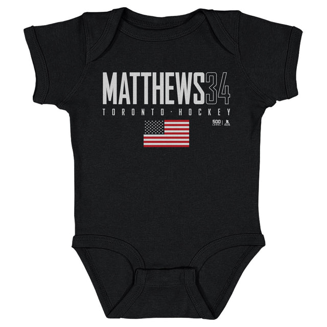 Auston Matthews Kids Baby Onesie | 500 LEVEL