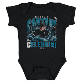Macklin Celebrini Kids Baby Onesie | 500 LEVEL