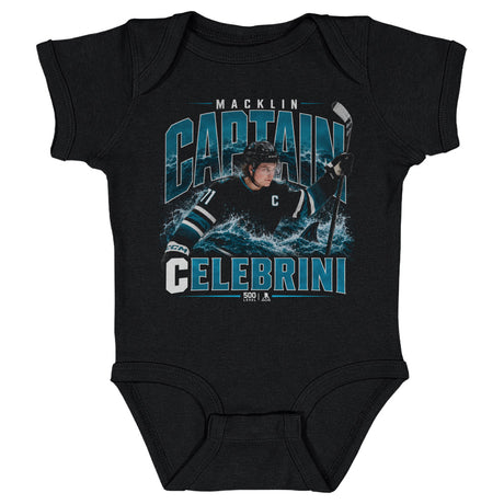 Macklin Celebrini Kids Baby Onesie | 500 LEVEL