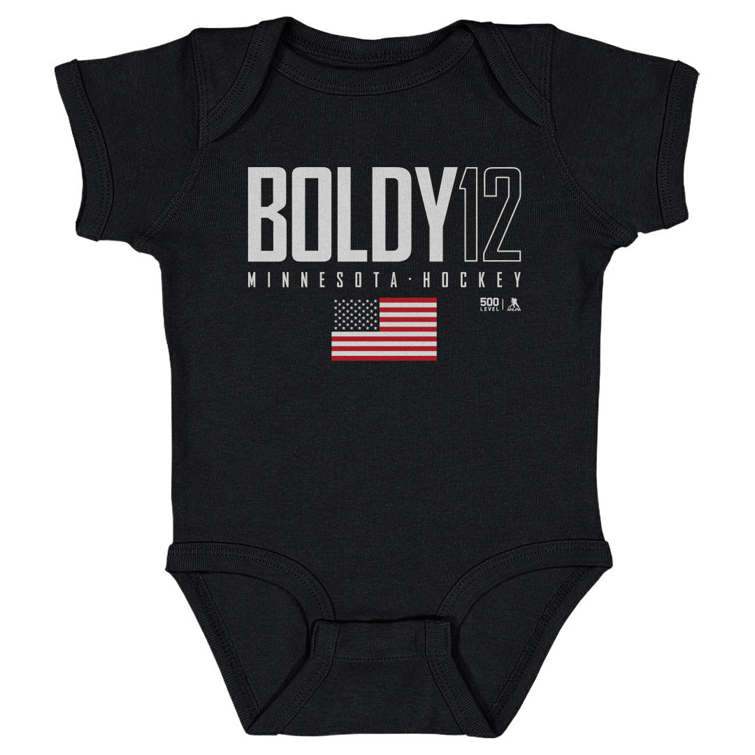 Matt Boldy Kids Baby Onesie | 500 LEVEL