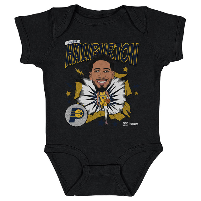 Tyrese Haliburton Kids Baby Onesie | 500 LEVEL