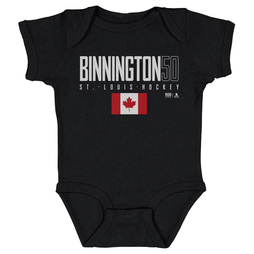 Jordan Binnington Kids Baby Onesie | 500 LEVEL