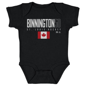 Jordan Binnington Kids Baby Onesie | 500 LEVEL