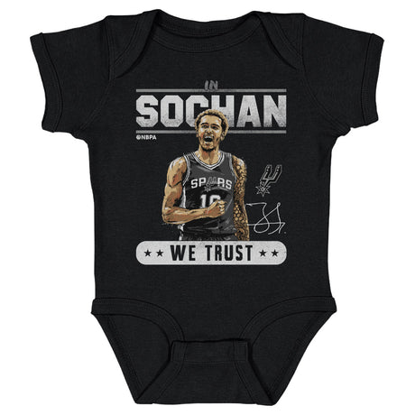 Jeremy Sochan Kids Baby Onesie | 500 LEVEL
