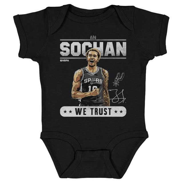 Jeremy Sochan Kids Baby Onesie | 500 LEVEL