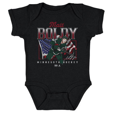 Matt Boldy Kids Baby Onesie | 500 LEVEL
