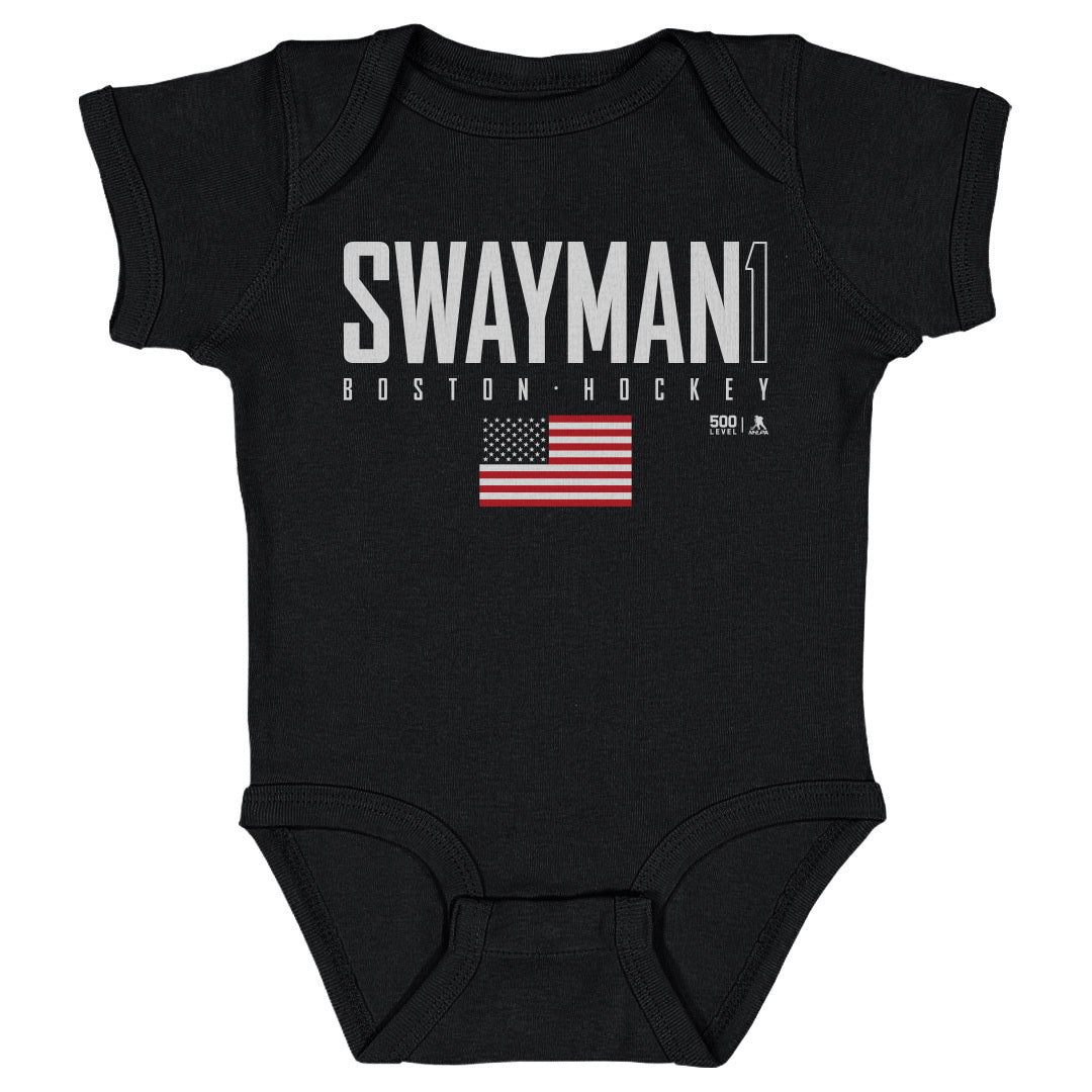 Jeremy Swayman Kids Baby Onesie | 500 LEVEL