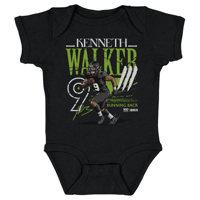 Kenneth Walker III Kids Baby Onesie | 500 LEVEL