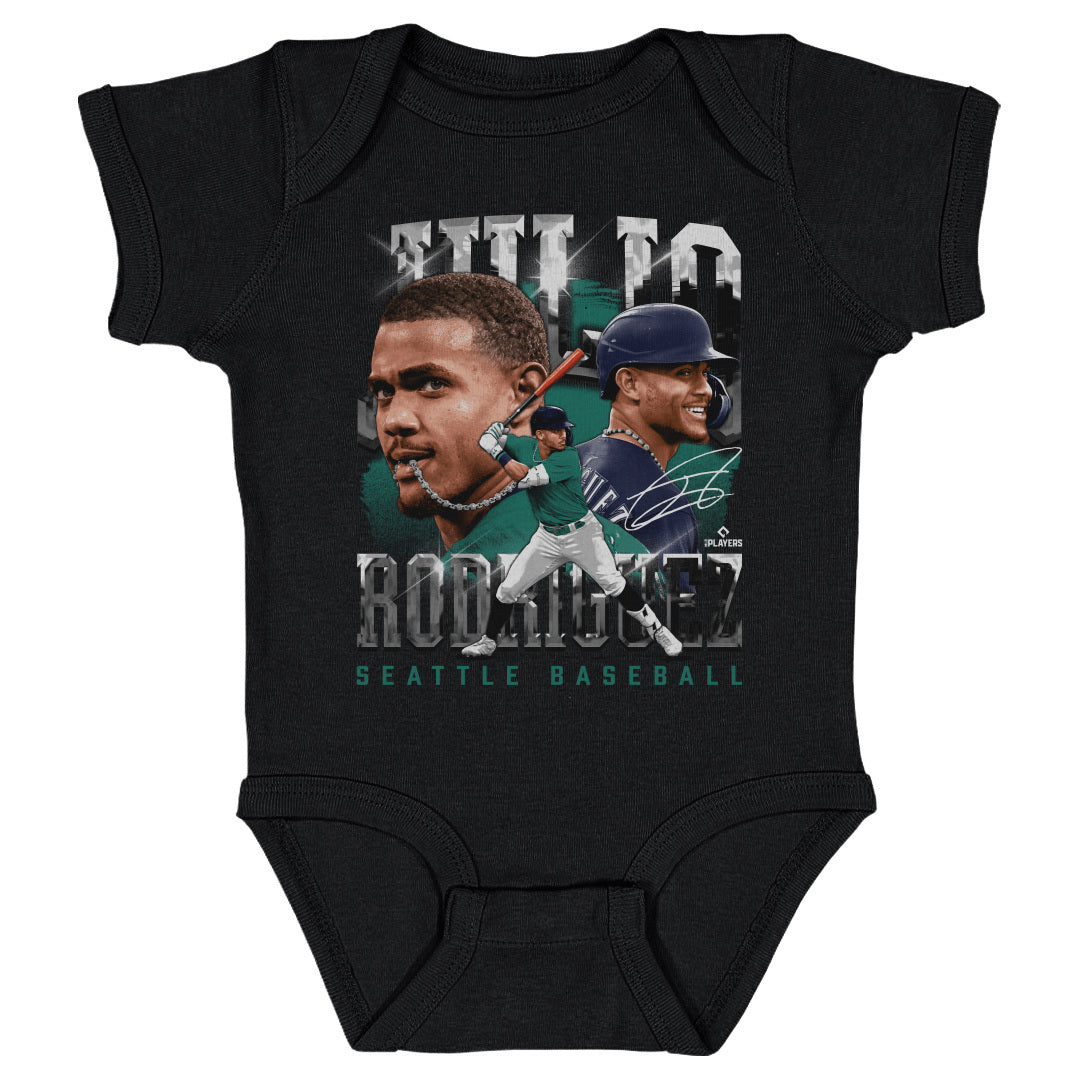 Julio Rodriguez Kids Baby Onesie | 500 LEVEL