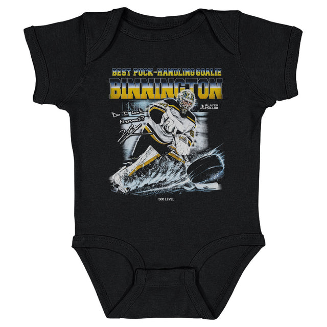 Jordan Binnington Kids Baby Onesie | 500 LEVEL