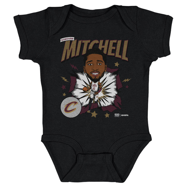 Donovan Mitchell Kids Baby Onesie | 500 LEVEL