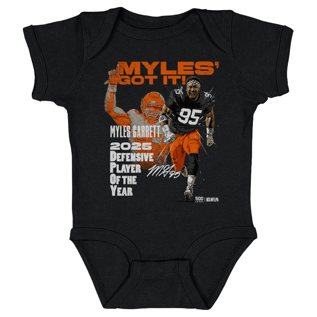 Myles Garrett Kids Baby Onesie | 500 LEVEL