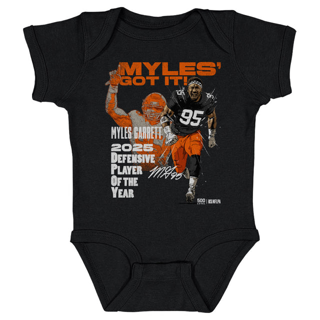 Myles Garrett Kids Baby Onesie | 500 LEVEL
