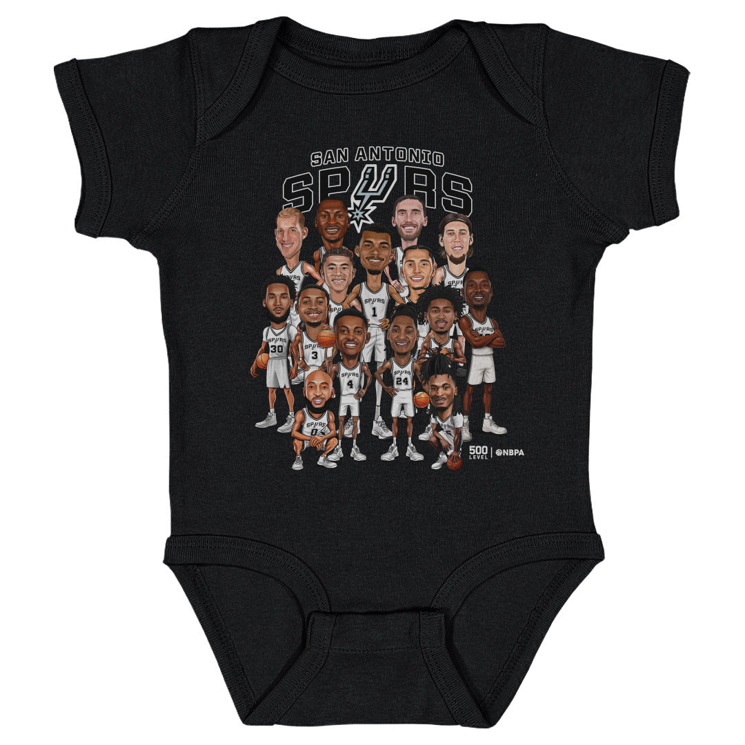San Antonio Spurs Kids Baby Onesie | 500 LEVEL