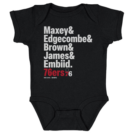 Philadelphia 76ers Kids Baby Onesie | 500 LEVEL